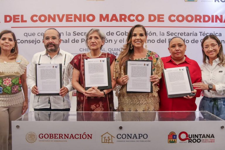 Convenio con CONAPO permitirá mejorar planes y políticas públicas